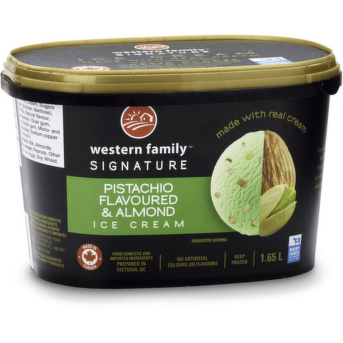 Western Family - Signature Pistachio Ice Cream