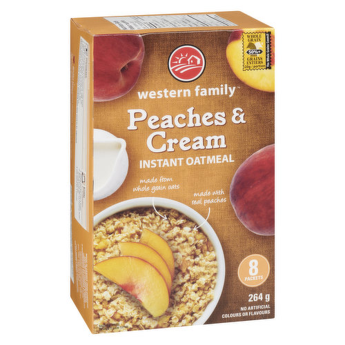 Western Family - Instant Oatmeal Peaches & Cream