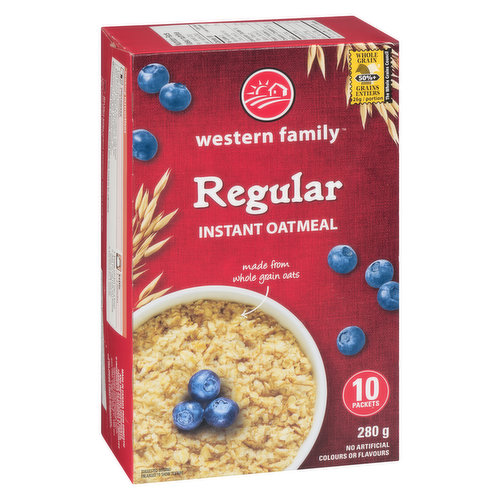 Western Family - Instant Oatmeal Regular