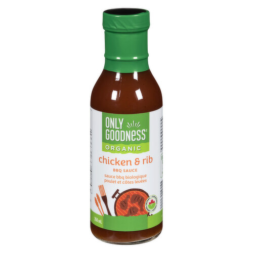 Only Goodness - Organic BBQ Sauce, Chicken & Rib