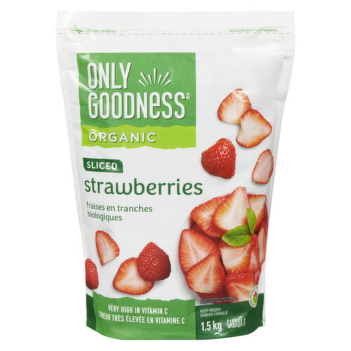 Only goodness - Strawberries Sliced Organic