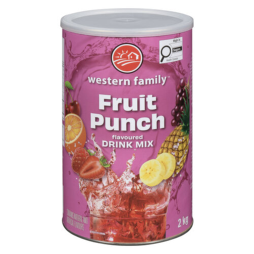 Western Family - Drink Mix - Fruit Punch