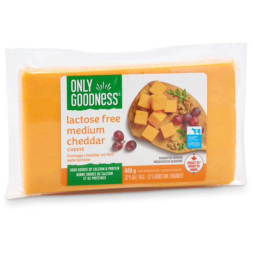 Only Goodness - Lactose Free Medium Cheddar