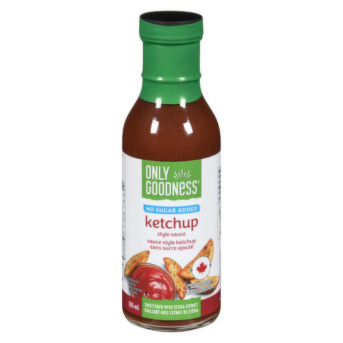 ONLY GOODNESS - Ketchup Style Sauce, No Sugar Added