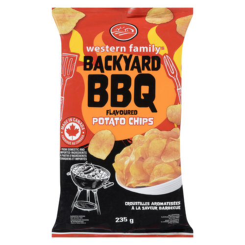 Western Family - Potato Chips, BBQ