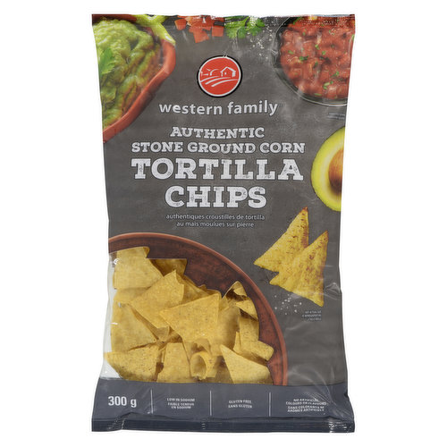 Western Family - Authentic Stone Ground Corn Tortilla Chips