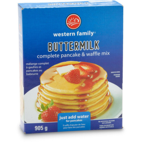 Western Family - Pancake & Waffle Mix, Buttermilk Complete