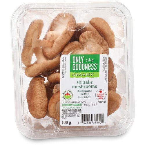 Only Goodness - Organic Shiitake Mushrooms