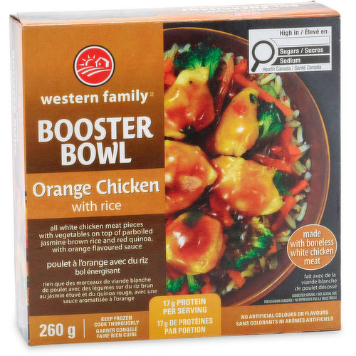 Western Family - Booster Bowl Orange Chicken with Rice