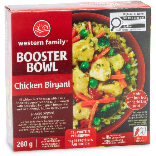 Western Family - Booster Bowl Chicken Biryani