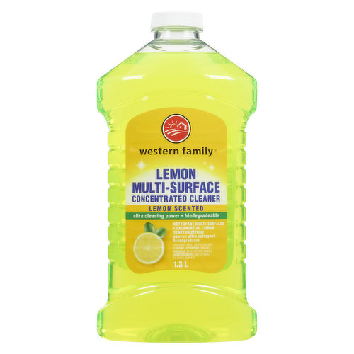 Western Family - Lemon Multi Surface Cleaner