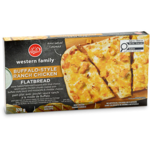 Western Family - Buffalo Style Ranch Chicken Flatbread