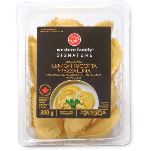 Western Family - Lemon Ricotta Mezzaluna