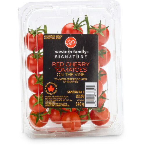 Western Family - Signature Red Cherry Tomatoes on the Vine