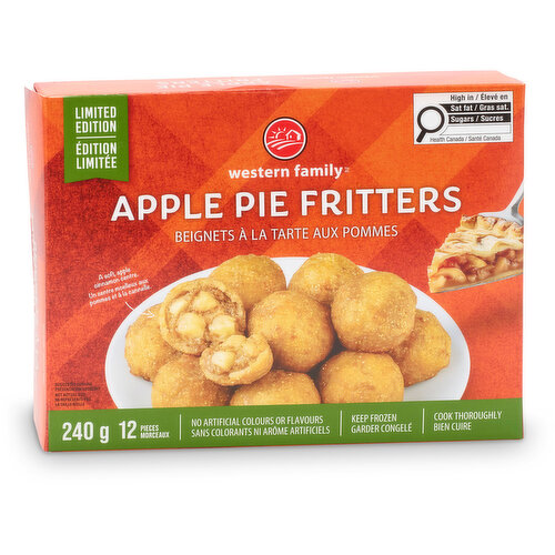 Western Family - Harvest Apple Pie Fritters, 12 Pack - Limited Edition