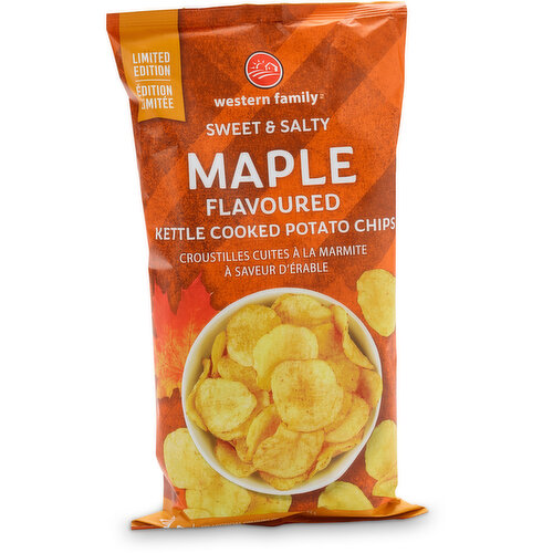 Western Family - Sweet and Salty Maple Kettle Potato Chips, Limited Edition
