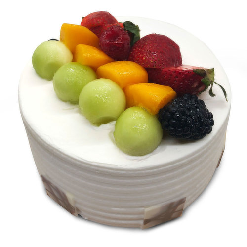 6in - Fresh Fruit Cake