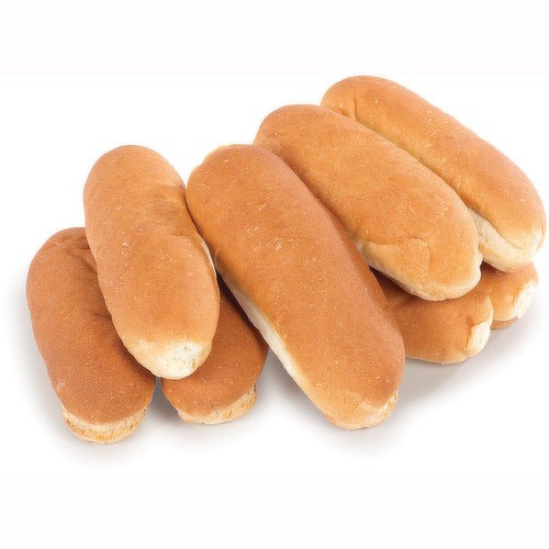 Bake Shop - Hot Dog Buns - White