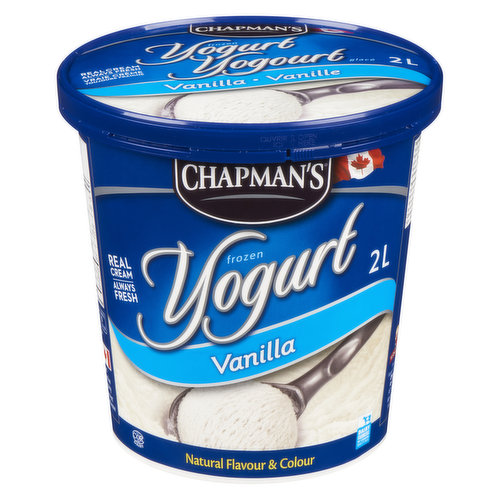 Chapman's Vanilla Frozen Yogurt Choices Markets