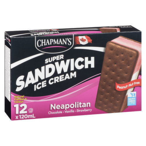 Chapman's - Super Fudge Ice Milk Bars Chocolate