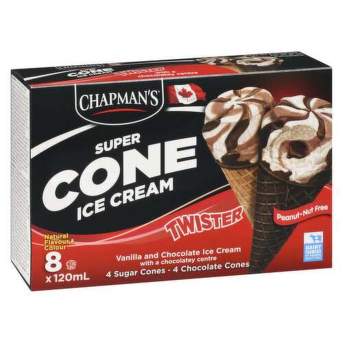 Chapmans - Super Cone Chocolate Twister