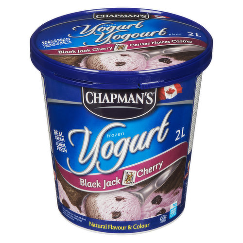 Chapman's - Frozen Yogurt Black Jack Cherry