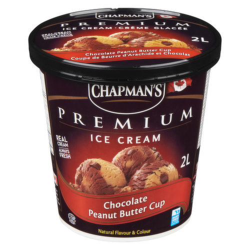 Chapman's - Premium Chocolate Peanut Butter Cup Ice Cream