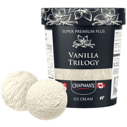 Chapmans - Vanilla Trilogy Ice Cream