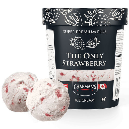 Premium Black Cherry Ice Cream - 2 Litre Tub - Chapman's