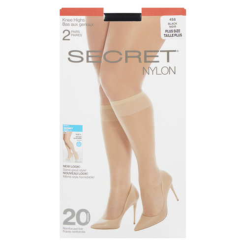 Secret - Knee Highs - Black