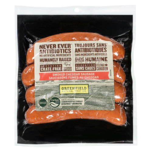 Greenfield Natural - Smoked Cheddar Sausage RWA