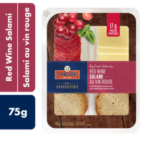 Schneiders - Dry Cured Red Wine Salami Snack Kit