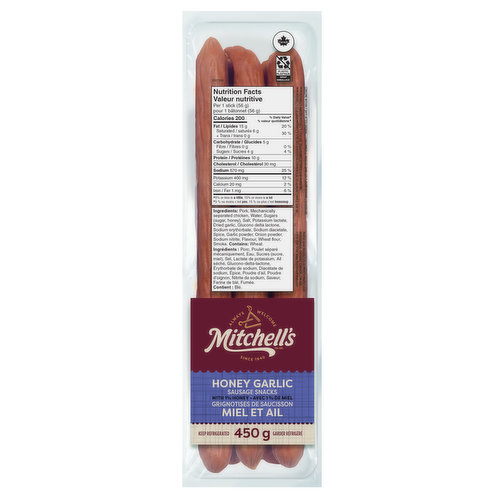 Mitchell's - Honey Garlic Meat Sticks