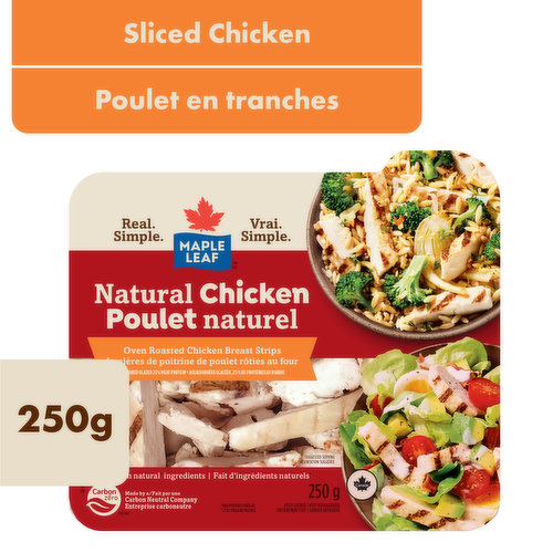 Maple Leaf Natural Sliced Chicken