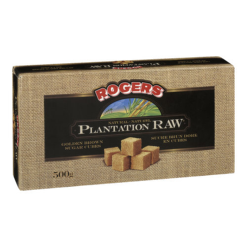 Rogers - Plantation Raw Golden Brown Sugar Cubes