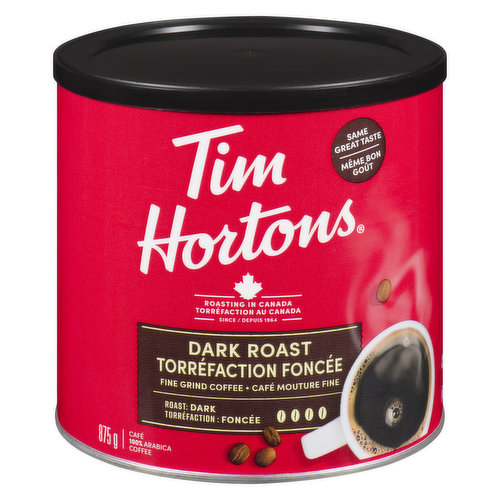 Tim Hortons - Dark Roast Ground Coffee Fine