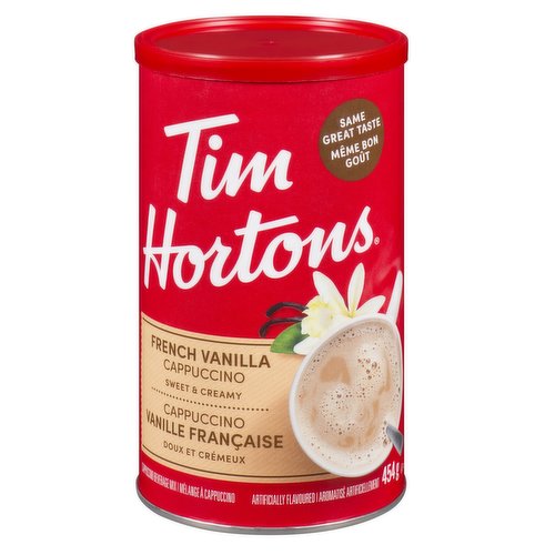 Tim Hortons - French Vanilla Cappucino Tin