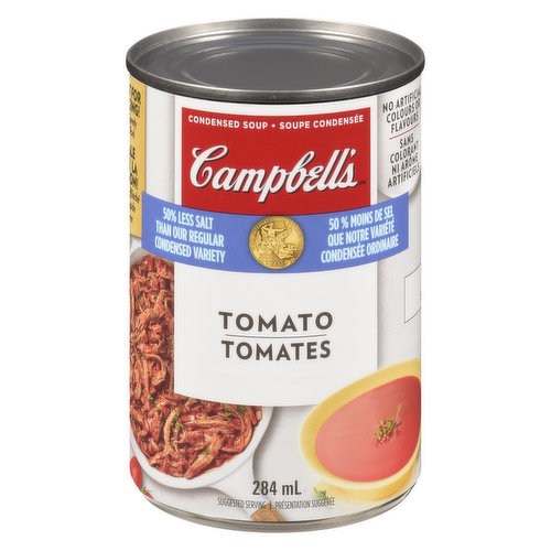Campbell's - Condensed Soup - Tomato 50% Less Salt