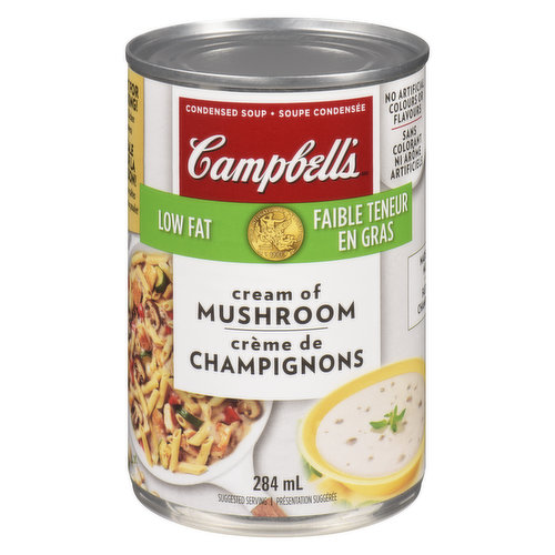 Campbell's - Cream of Mushroom Soup, Low Fat
