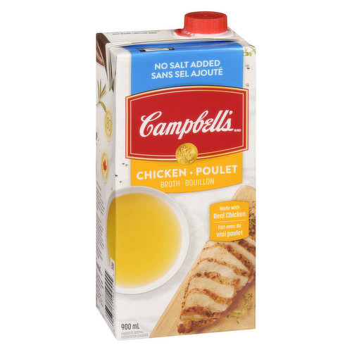 Campbell's - Chicken Broth - No Salt Added