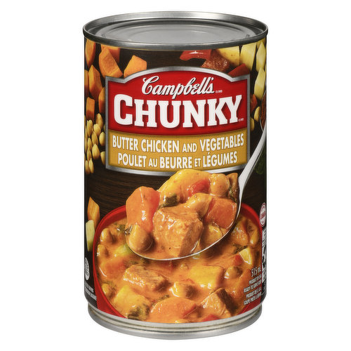 Campbell's - Chunky Butter Chicken & Vegetables Soup