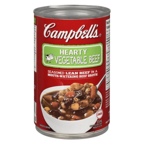 Campbell's - Soup, Hearty Vegetable Beef