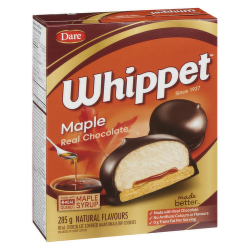 Dare - Whippet Maple Real Chocolate Cookie