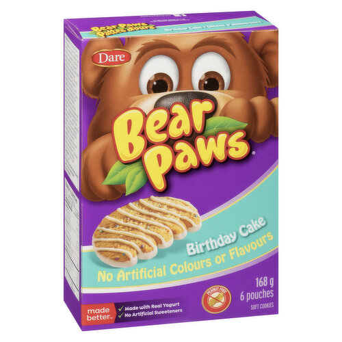 Dare - Bear Paws, Birthday Cake Cookies