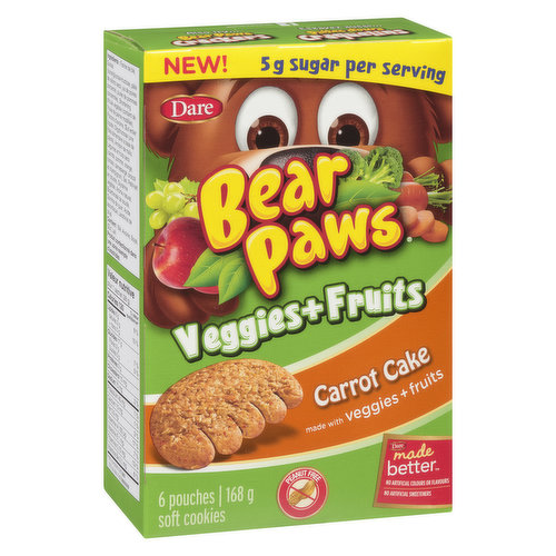 Dare - Veggies & Fruit Carrot Cake