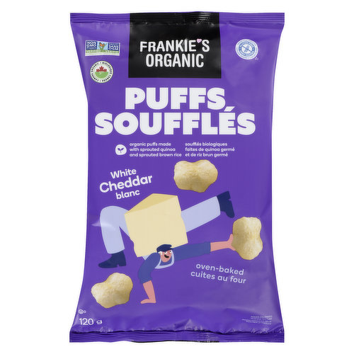 Frankie's - Cloud Puffs White Cheddar Organic