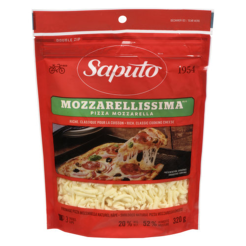 Saputo - Shredded Cheese Part Skimmed Mozzarella