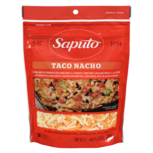 Saputo - Shredded Cheese Taco Nacho