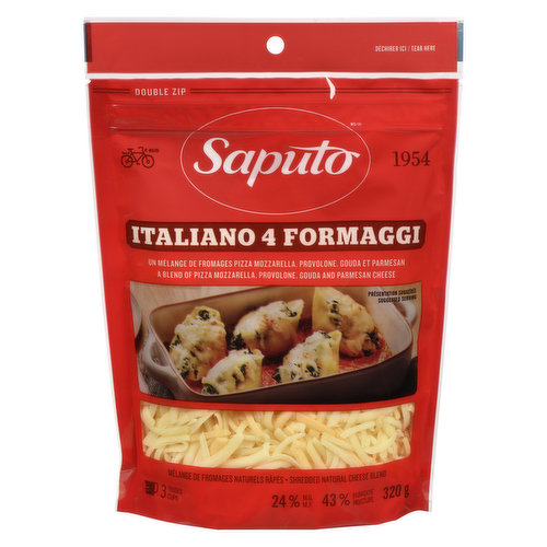 Saputo - Shredded Cheese 4 Formaggi