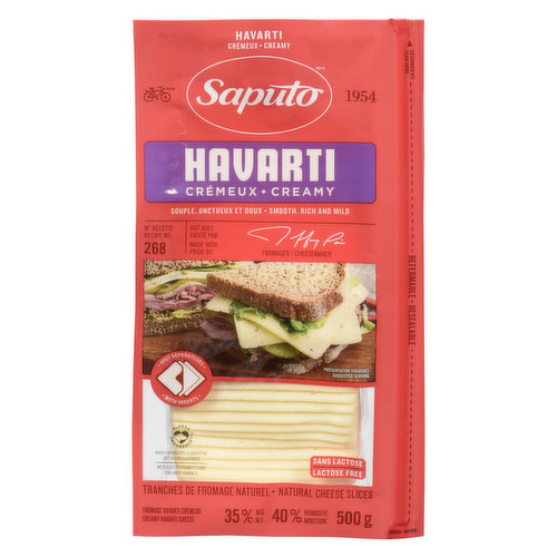 Saputo - Sliced Cheese - Havarti